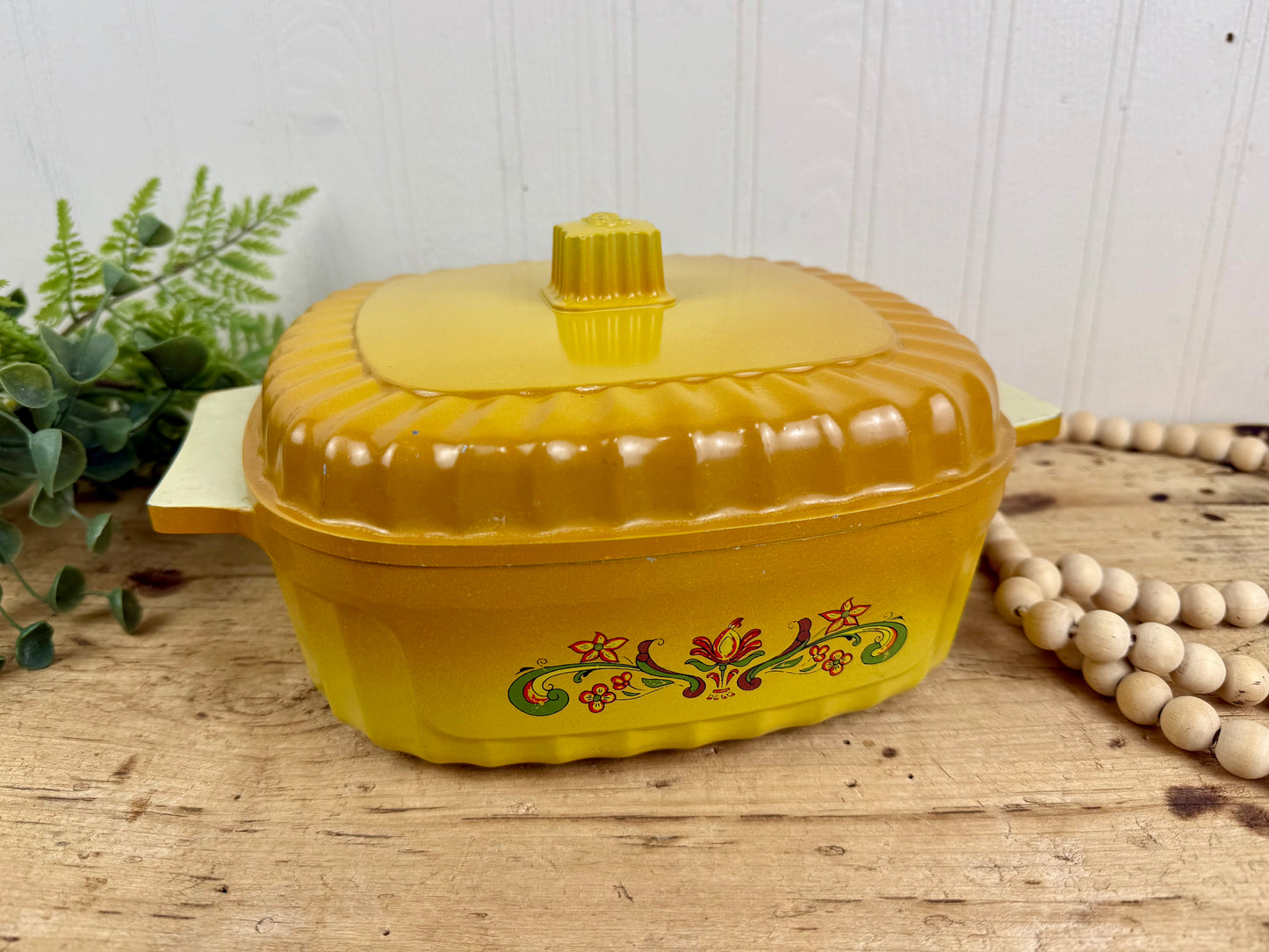 Vintage Nordic Ware Cast Aluminum Baking Dish with Lid