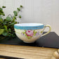 Vintage Nippon Teacup & Saucer Set with Hand Painted Roses