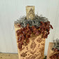Handmade Light Orange Pumpkin Set with Metallic Details