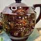 Vintage Japanese Moriage Redware Teapot