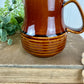 Vintage Brown Stoneware Creamer
