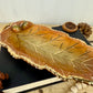 Vintage Enesco Ceramic Oak Leaf Nut Dish