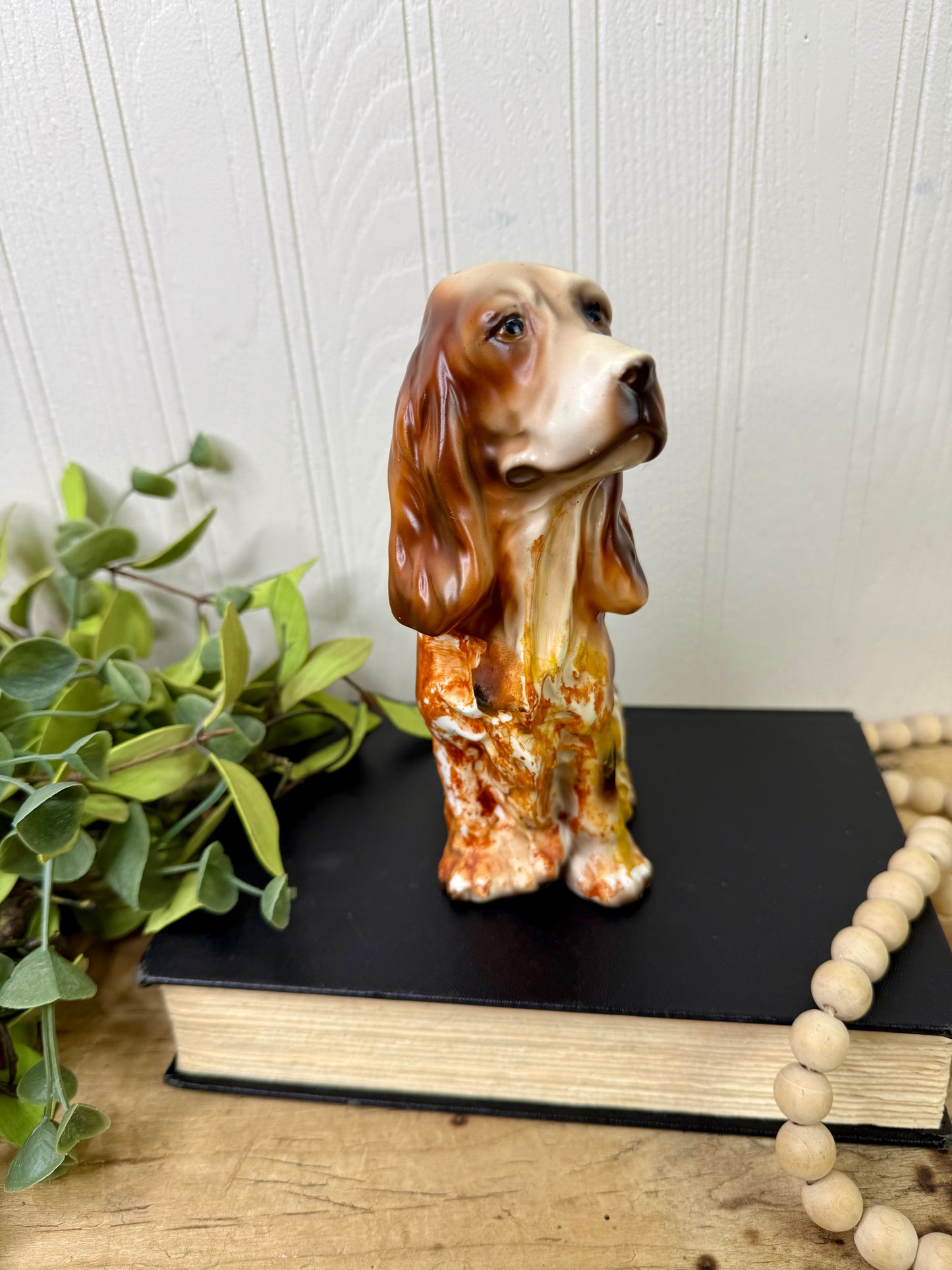 Vintage Ceramic Cocker Spaniel Figurine