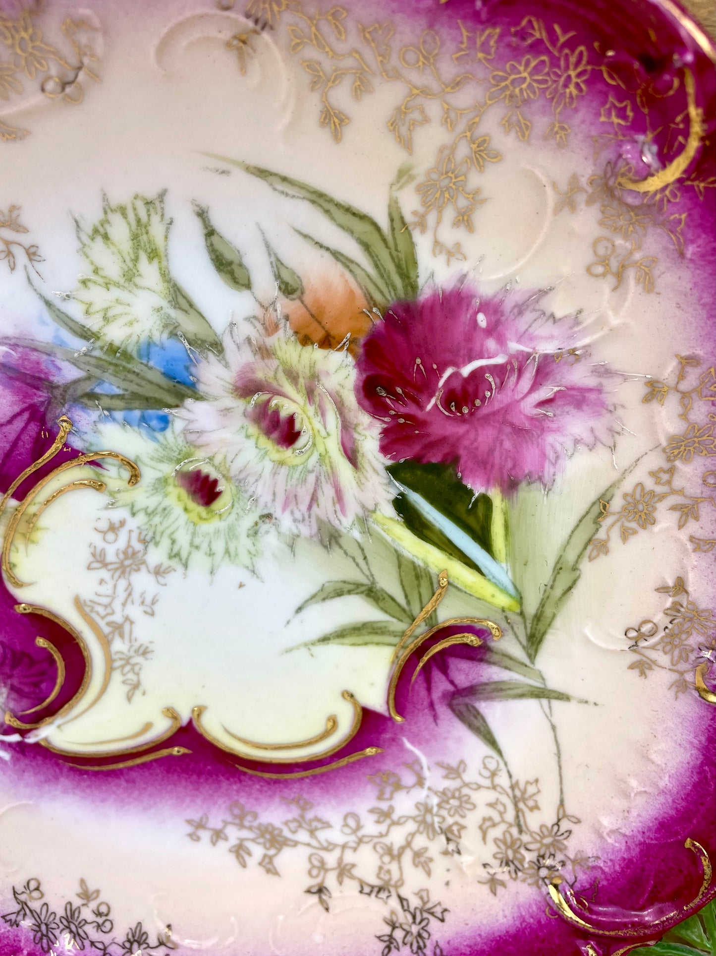 Antique Hand Painted Porcelain Plate from 1890’s