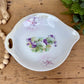 Vintage German Porcelain Dish with Floral Details