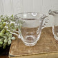 Vintage Imperial Glass Candlewick Creamer and Sugar Set