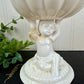 Vintage Ceramic Cherub Pedestal Soap Dish
