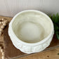 Vintage Ceramic Footed Planter Bowl with Roses
