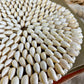 Vintage Handmade Cowrie Shell Trivet