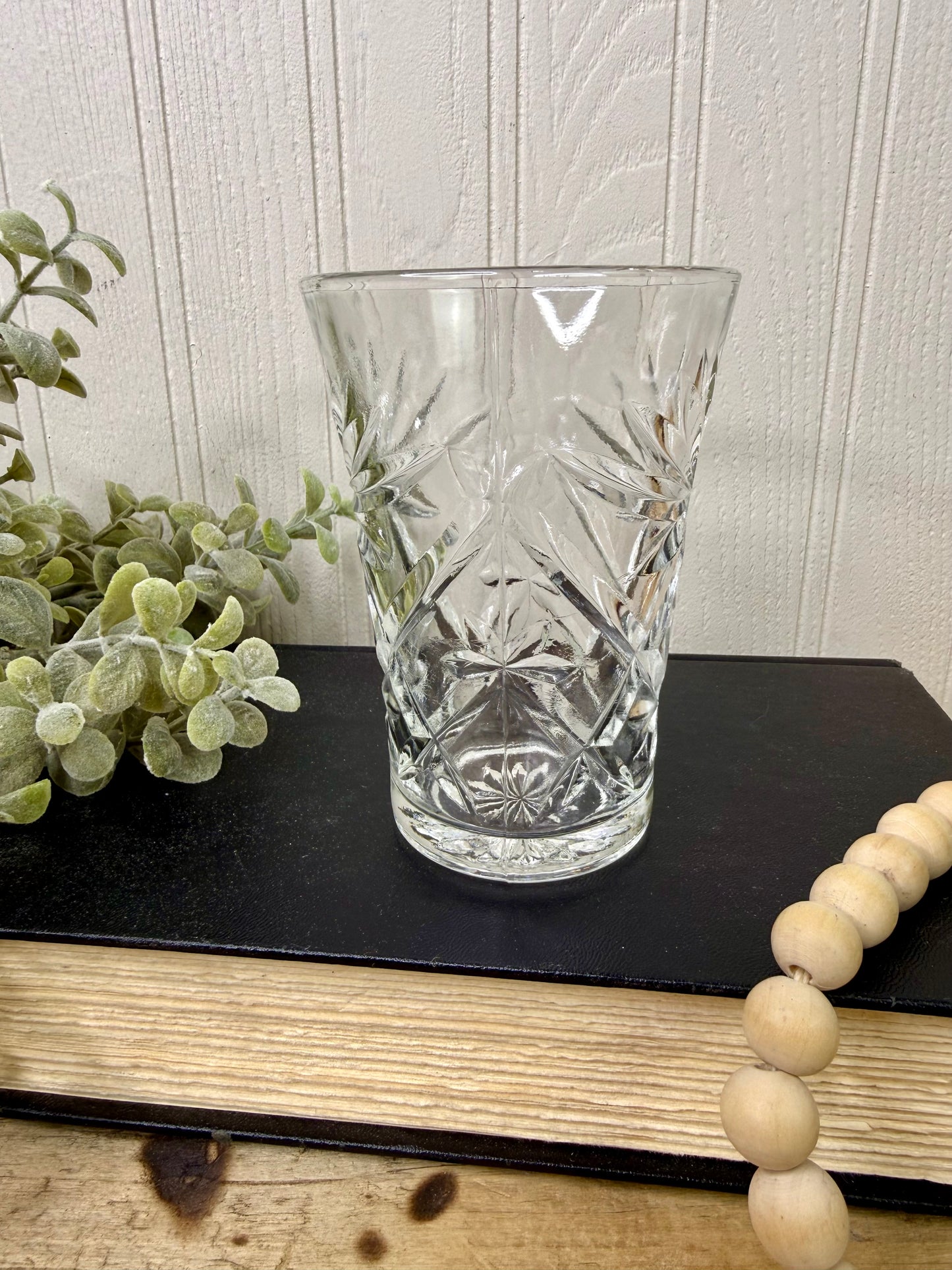 Vintage Anchor Hocking Prescut Juice Glass