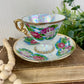 Vintage Ucagco Japan Lusterware July Water Lilly Cup & Saucer Set