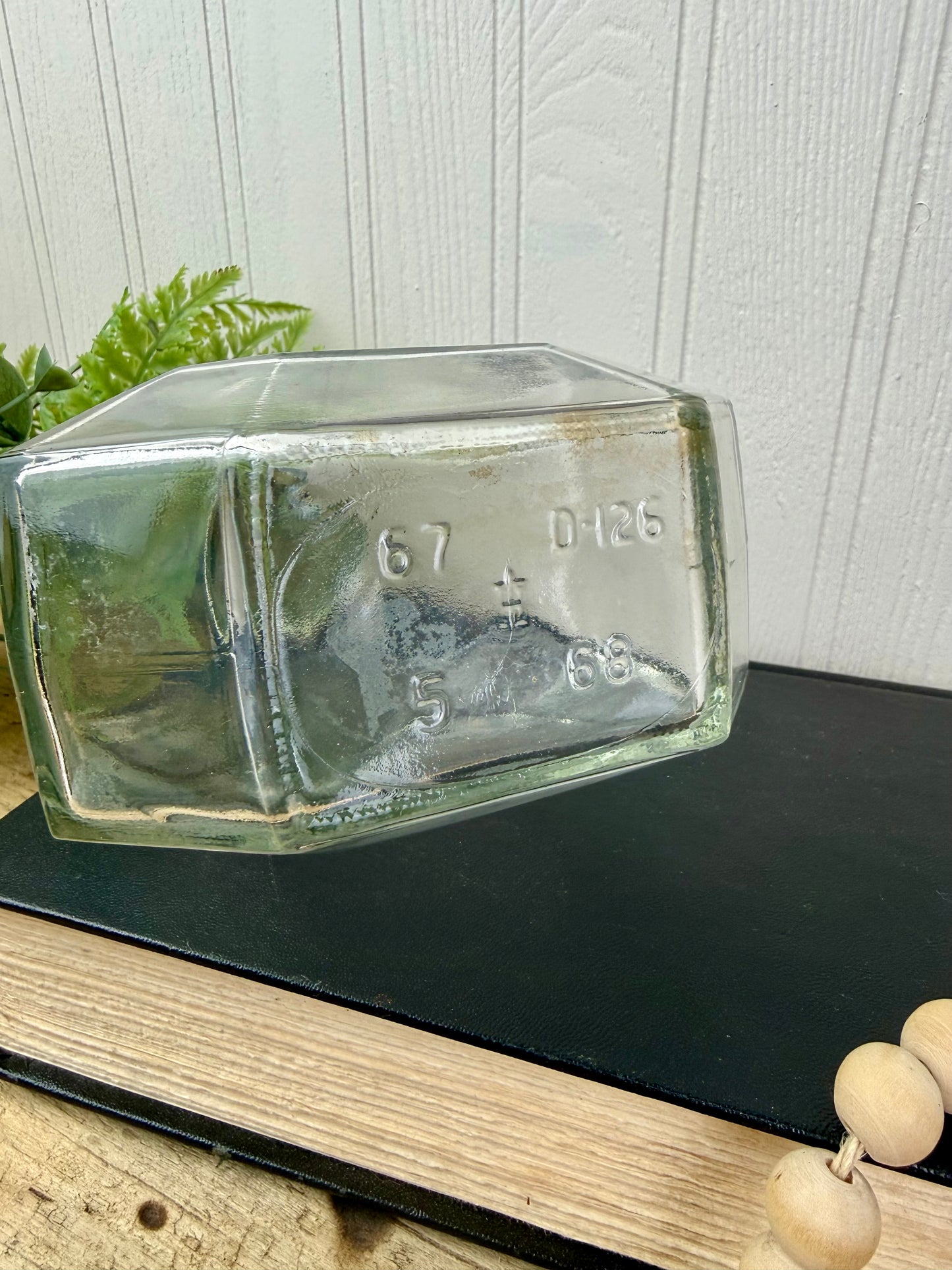 Vintage Anchor Hocking Octagon Long Neck Decanter