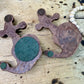 Vintage Syroco Wood Anchor Candle Holders