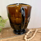 Vintage Viking Glass Company Georgian Nutmeg Brown Pitcher