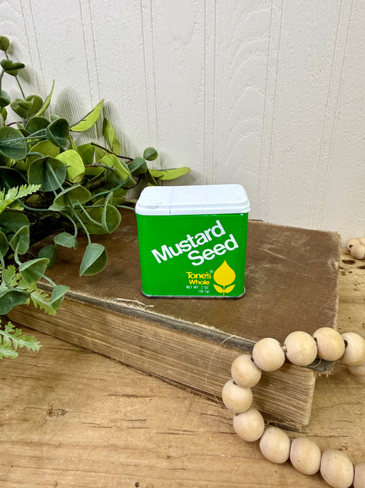 Vintage Tone's Whole Mustard Seed Tin