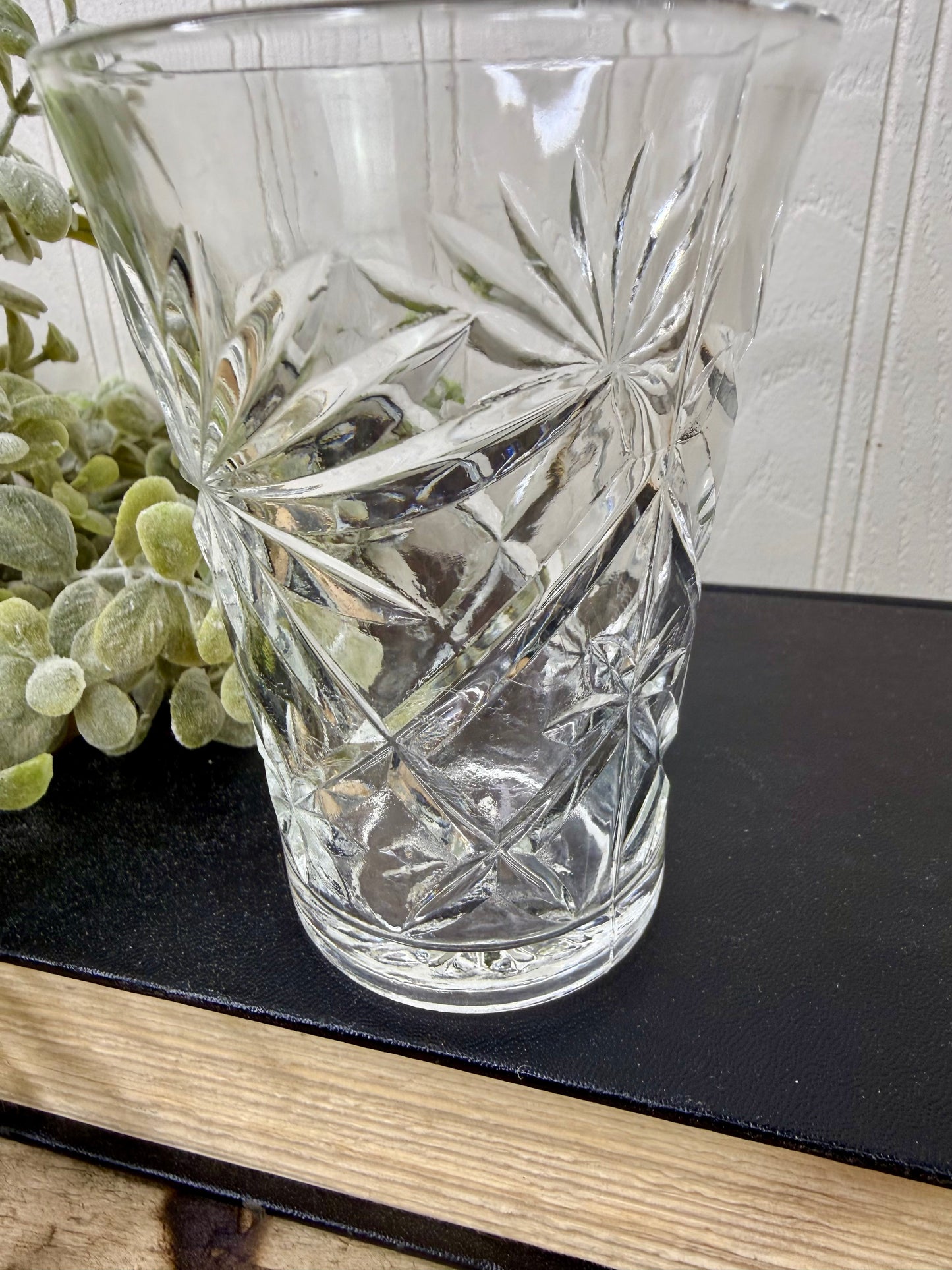 Vintage Anchor Hocking Prescut Juice Glass
