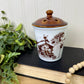 Vintage Amway Milk Glass Potpourri Jar
