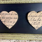 Upcycled Wall Art with Wooden Hearts