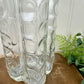 Vintage Glass Thumbprint Patterned Decanter