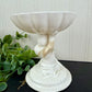Vintage Ceramic Cherub Pedestal Soap Dish