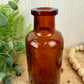 Vintage T.C. Wheaton Glass Co. Amber Medicine Bottle