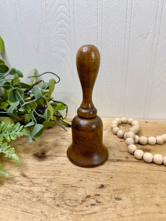 Vintage V.G. Wood Desk Teacher Bell