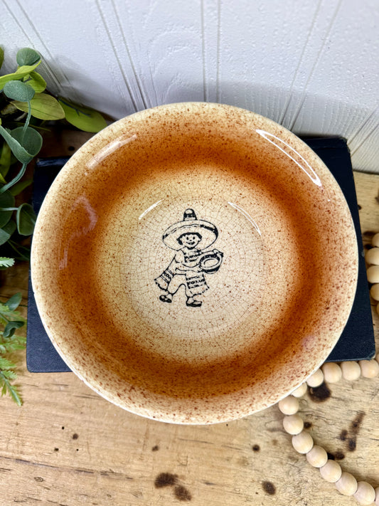 Vintage Mid-Century Oven Proof Stoneware Bowl-B