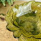 Vintage Indiana Glass Co. Green Loganberry Candy Dish