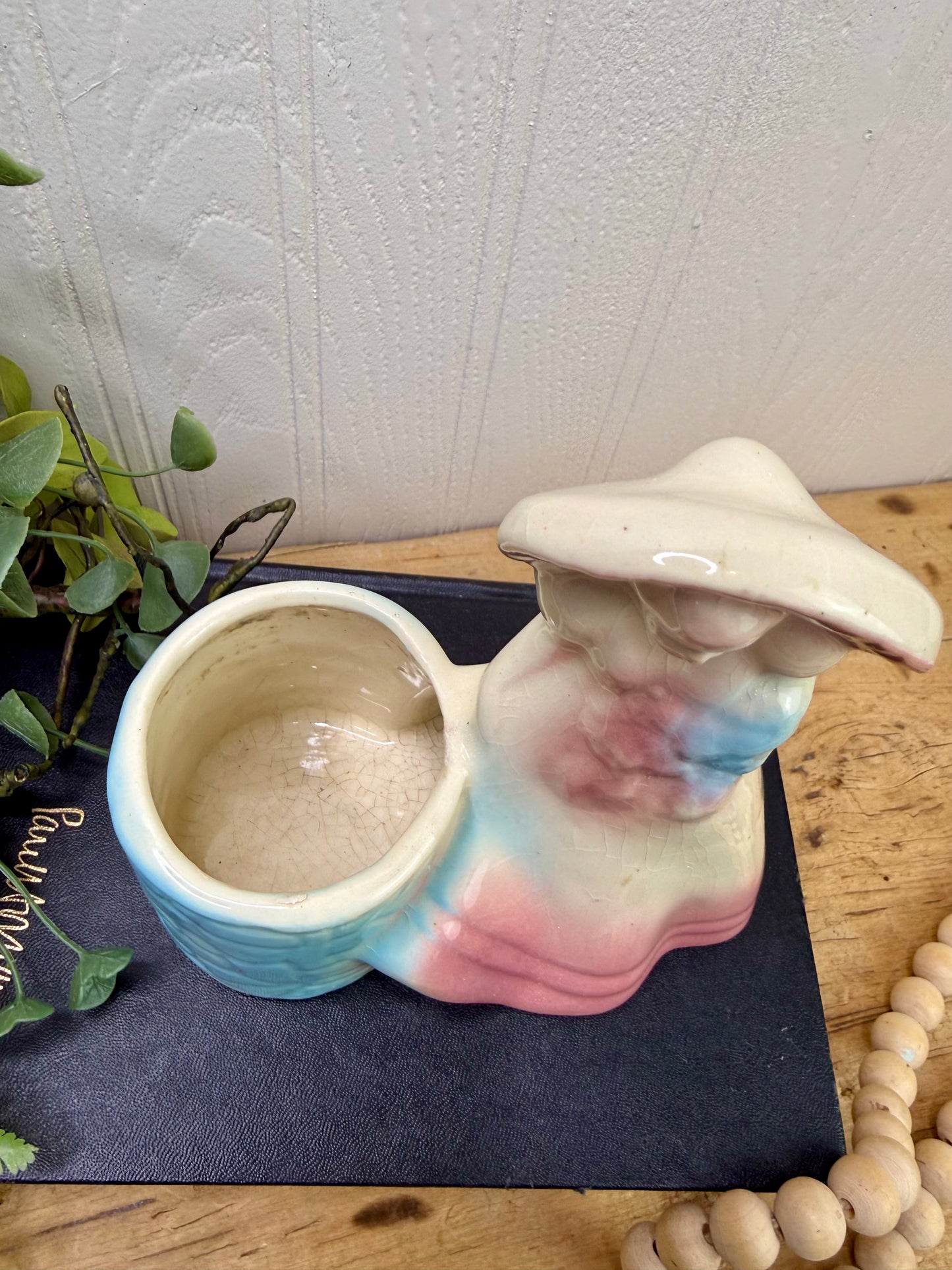Vintage 1940’s Southern Belle with Wishing Well Planter