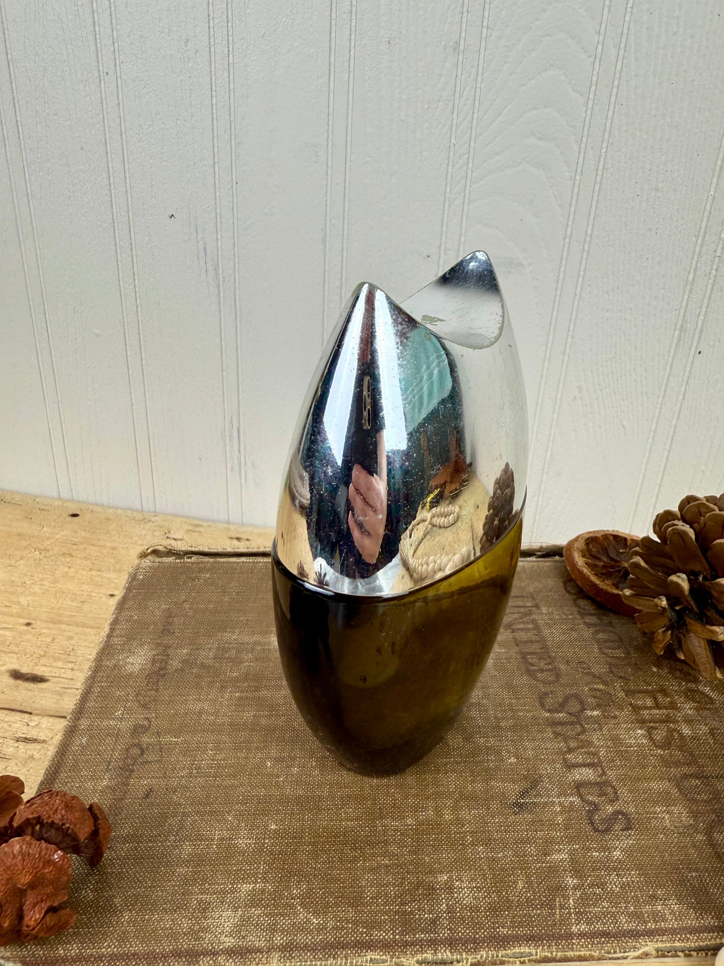 Vintage Mid-Century Avon Owl Aftershave Bottle