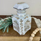 Vintage Porcelain Apothecary Bottle with Lid