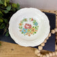 Vintage Canonsburg Pottery Cross-stitch Floral Dessert Bowl