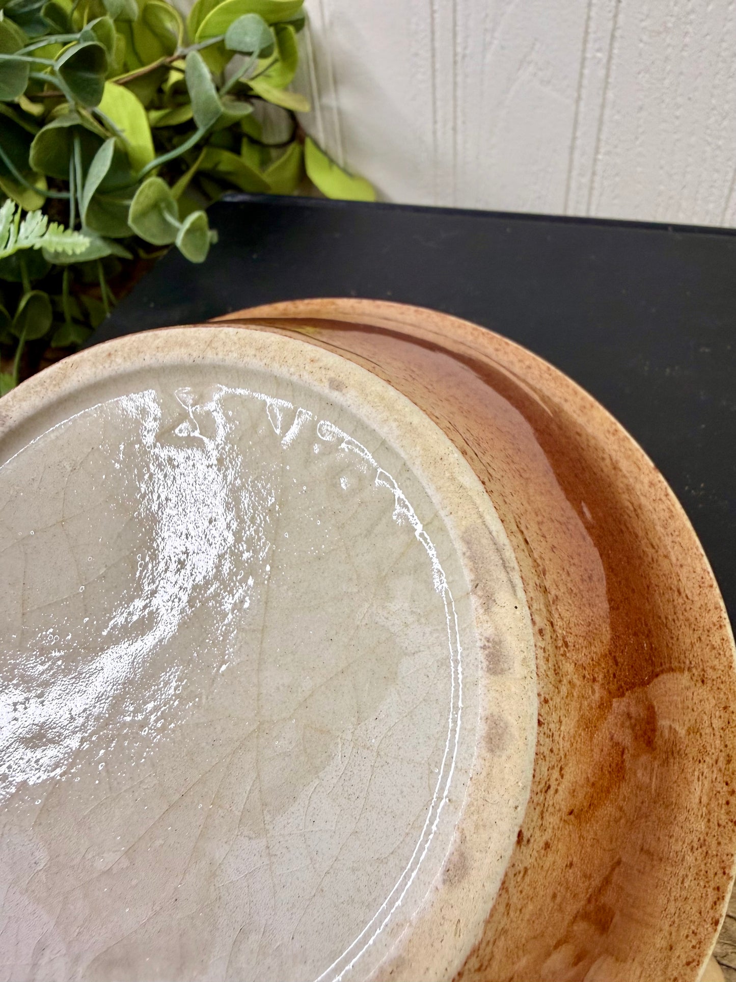 Vintage Mid-Century Oven Proof Stoneware Bowl-A