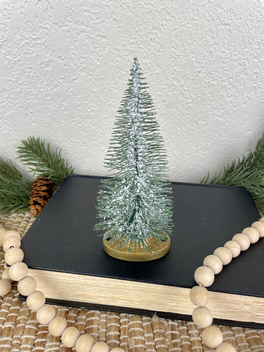 Bottle Brush Tree with Brass Base