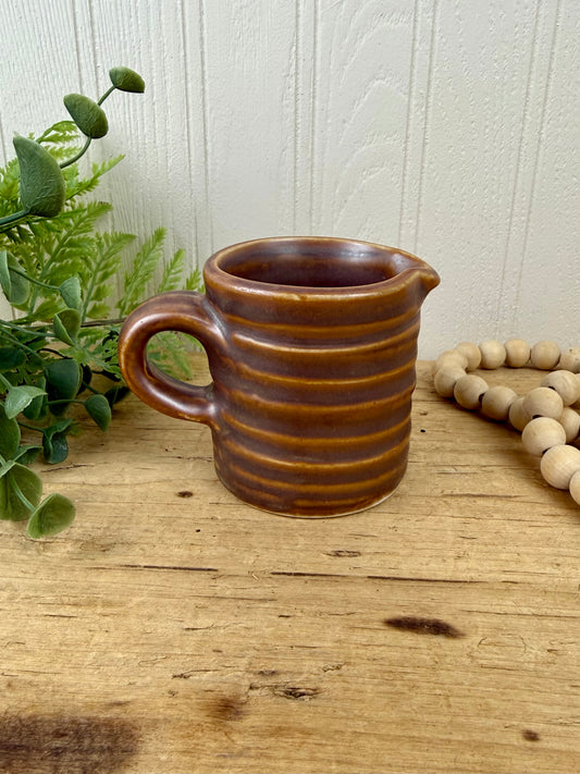Vintage Mid-Century Hall China Ringware Creamer
