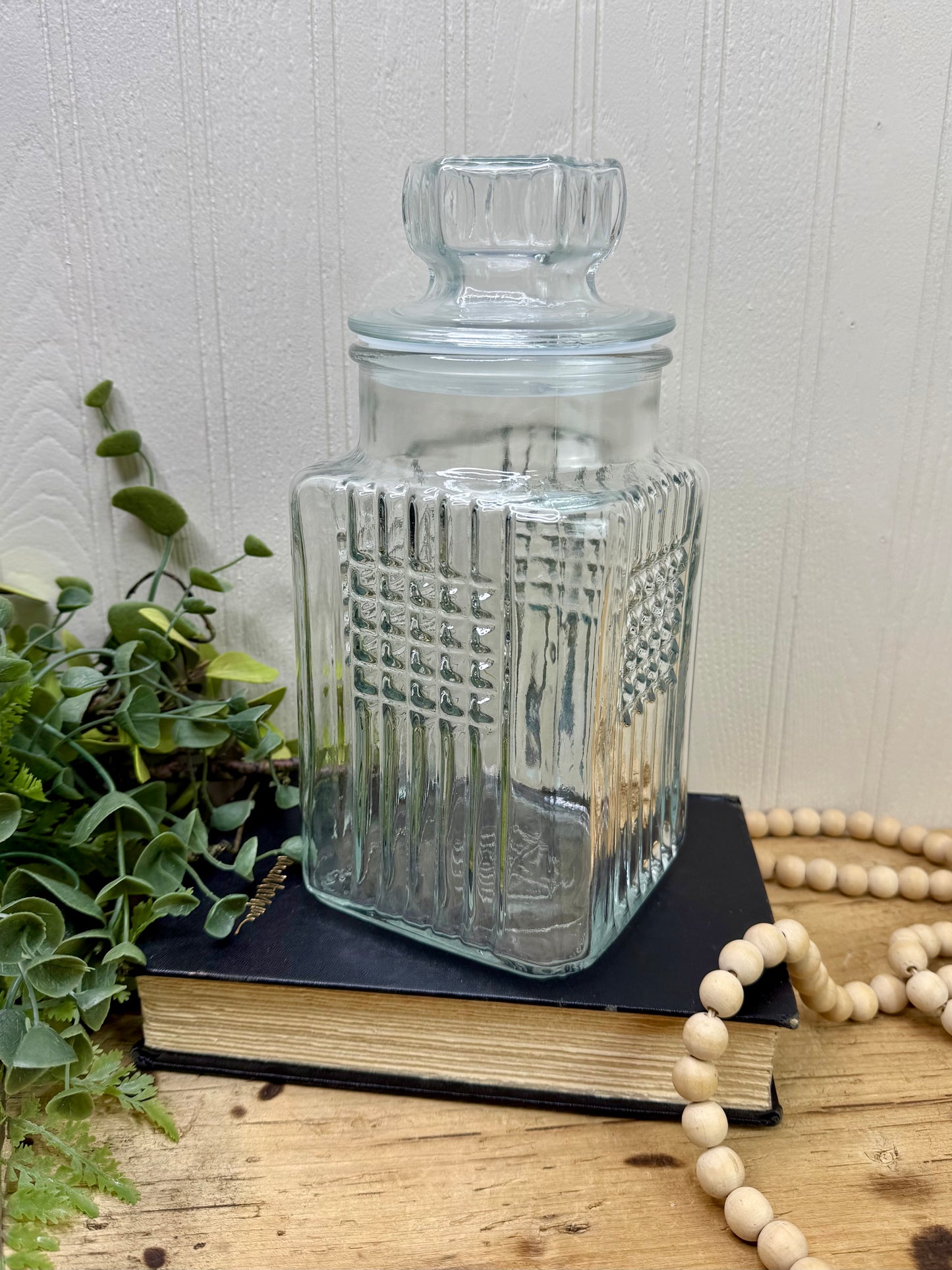 Vintage Koeze’s Glass Canister Jar
