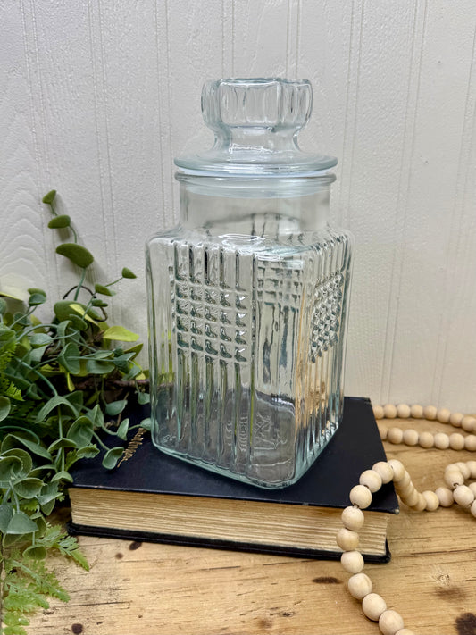 Vintage Koeze’s Glass Canister Jar