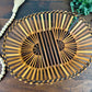 Vintage Mid-Century Bamboo Slat Basket