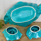 Vintage Ceramic USA Pottery Centerpiece Set