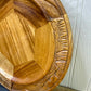 Vintage Handcrafted Hawaiian Monkey Pod Wooden Plate