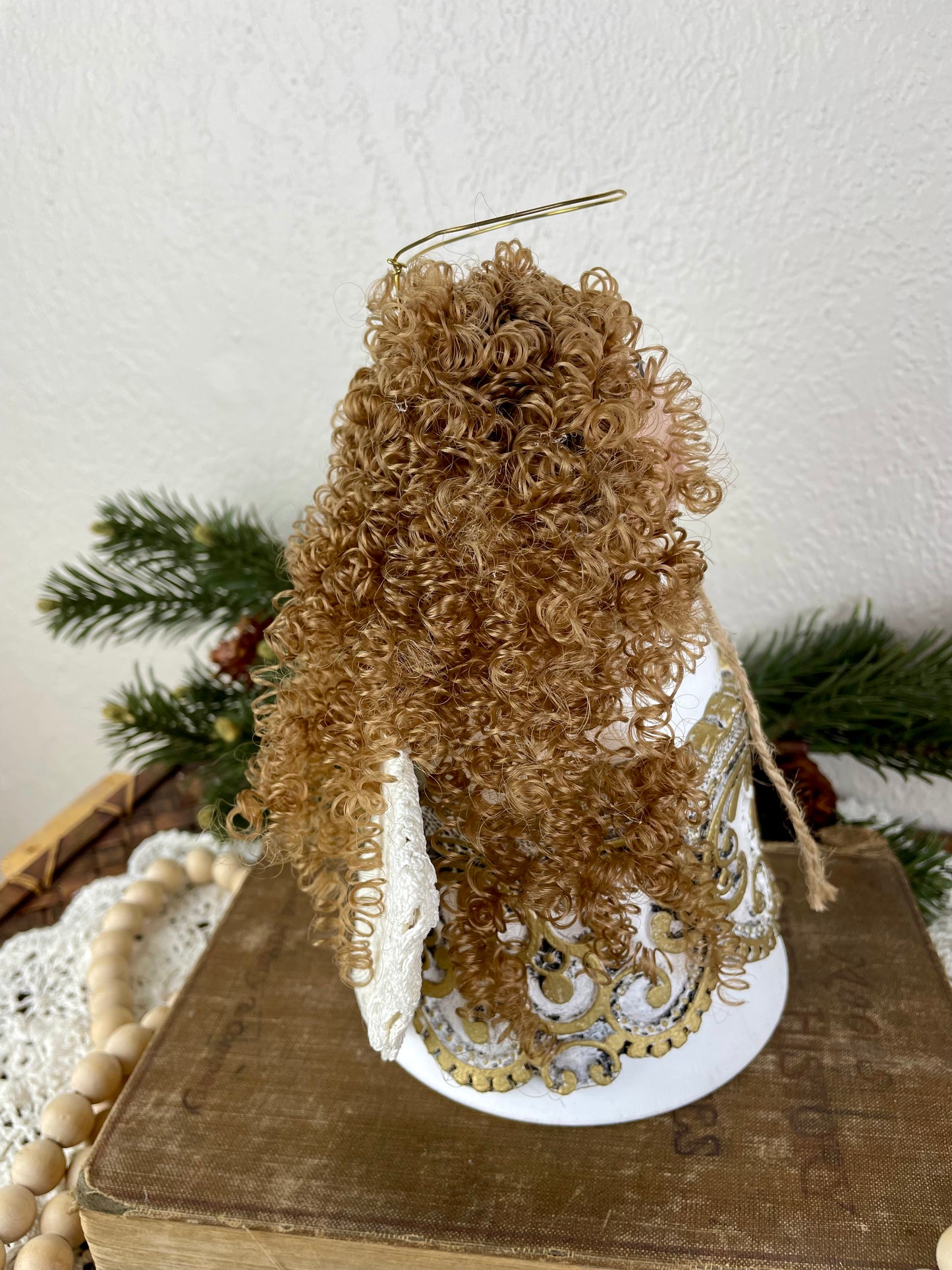 Handmade Upcycled Angel Tree Topper
