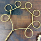 Antique Twisted Wire Rug Beater with Wooden Handle