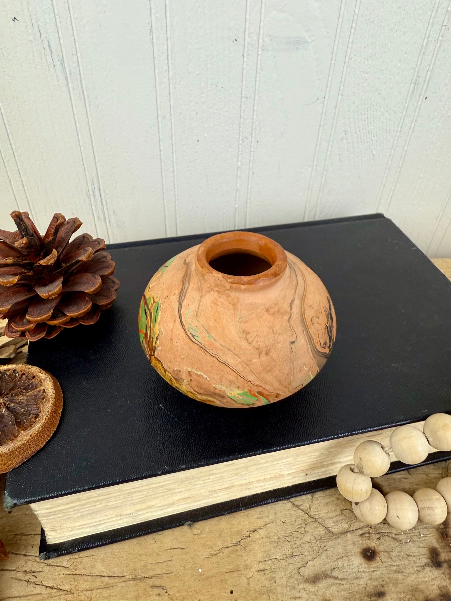 Vintage Nemadji Pottery Mini Vase