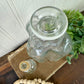 Vintage Glass Thumbprint Patterned Decanter
