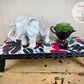 Handmade Upcycled Riser with Floral Decoupage Paper