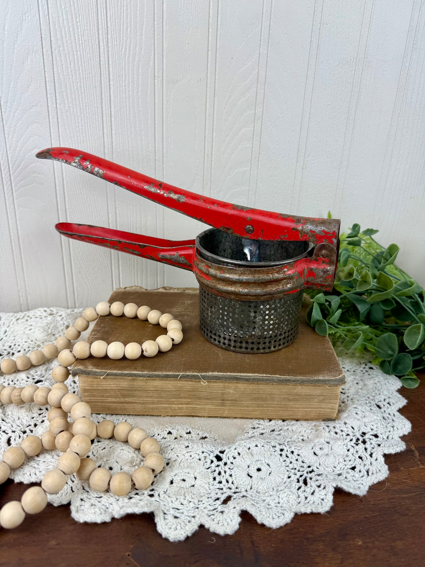 Vintage 1940’s Metal Potato Ricer