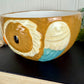 Retro Earthenware Owl Bowl