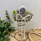 Handmade Rustic Bed Spring Nest with Light Pink Egg