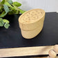 Vintage Handmade Latvian Leather Trinket Box