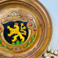 Vintage Hand-Painted Wooden Souvenir Plate from Heidelberg Germany
